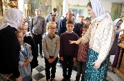 Дети Воскресной школы участвуют в Богослужении