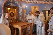 Освящение надвратного храма великомученика Феодора Стратилата.
