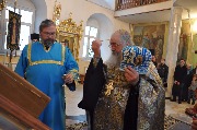Полиелей накануне Праздника Владимирской иконы Божией Матери.