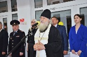 Архимандрит Василий на торжественной церемонии