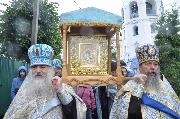 Крестный ход с Владимирской иконой Божией Матери.
