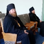 Братия монастыря на чтениях по монашеству.