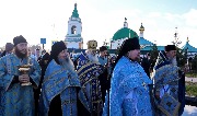 Крестный ход вокруг обители с иконой Божией Матери "Иверской"