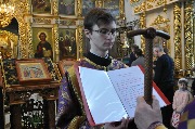 Молебное пение в неделю православия.