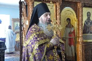 Божественная литургия в Толгском храме мужского монастыря г. Чебоксары.