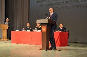 Выступление главы республики Михаила Игнатьева.
