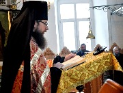 Проповедь о святом мученике прочитал иеромонах Тивуртий (Шерушинин)