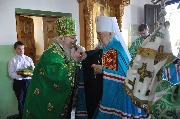 Встреча священноархимандрита монастыря митрополита Варнавы.