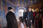 Приставы в храме своего небесного покровителя