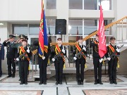 Знамя Академии и Флаг ЮНАРМИИ